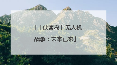 「侠客岛」无人机战争：未来已来