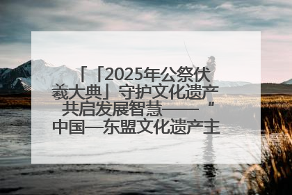 「2025年公祭伏羲大典」守护文化遗产 共启发展智慧——“中国—东盟文化遗产主题对话”侧记
