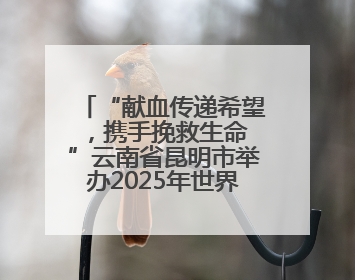 “献血传递希望，携手挽救生命 ”云南省昆明市举办2025年世界献血者日主题宣传活动