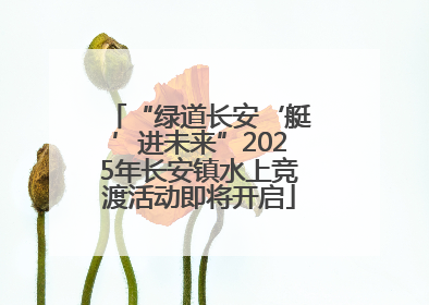 “绿道长安‘艇’进未来”2025年长安镇水上竞渡活动即将开启