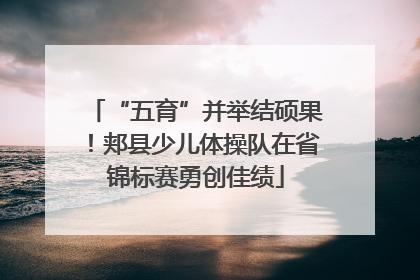 “五育”并举结硕果！郏县少儿体操队在省锦标赛勇创佳绩