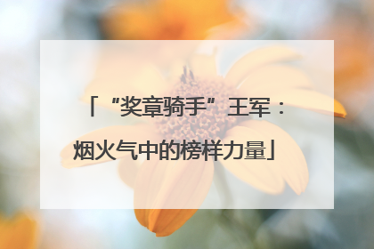 “奖章骑手”王军：烟火气中的榜样力量