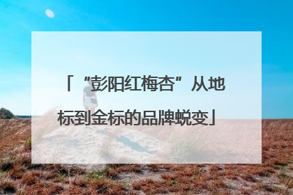 “彭阳红梅杏”从地标到金标的品牌蜕变