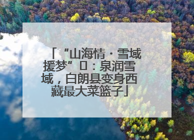 “山海情・雪域援梦”⑪：泉润雪域，白朗县变身西藏最大菜篮子