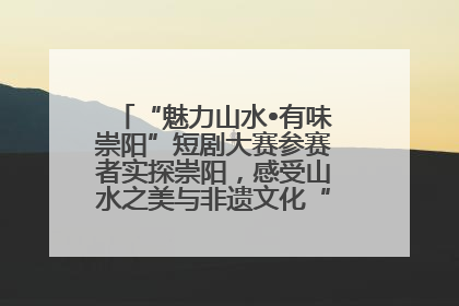 “魅力山水•有味崇阳”短剧大赛参赛者实探崇阳，感受山水之美与非遗文化“提琴戏”魅力