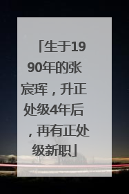 生于1990年的张宸珲，升正处级4年后，再有正处级新职