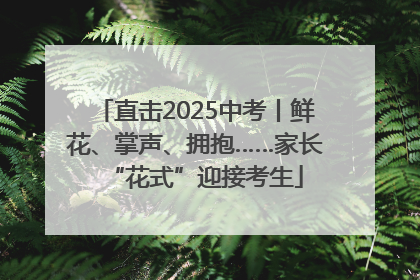 直击2025中考丨鲜花、掌声、拥抱……家长“花式”迎接考生