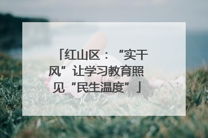 红山区：“实干风”让学习教育照见“民生温度”