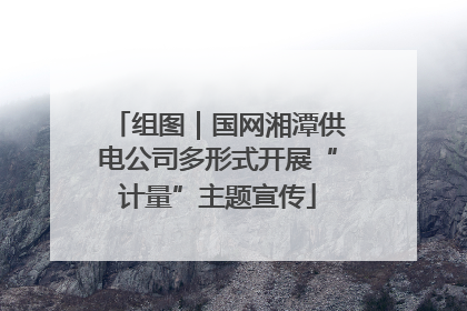 组图｜国网湘潭供电公司多形式开展“计量”主题宣传