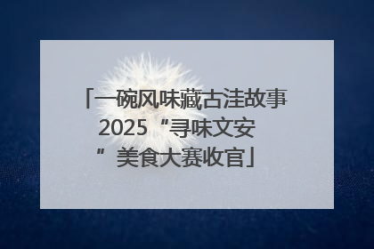 一碗风味藏古洼故事 2025“寻味文安”美食大赛收官