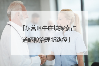 东营区牛庄镇探索占道晒粮治理新路径
