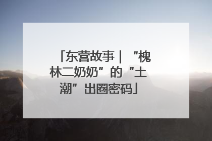 东营故事｜“槐林二奶奶”的“土潮”出圈密码