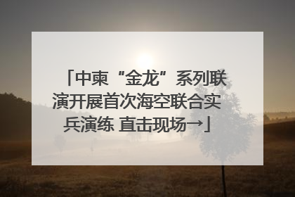 中柬“金龙”系列联演开展首次海空联合实兵演练 直击现场→
