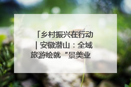 乡村振兴在行动｜安徽潜山：全域旅游绘就“景美业兴民富”新画卷