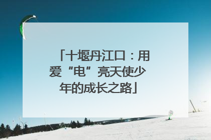 十堰丹江口：用爱“电”亮天使少年的成长之路