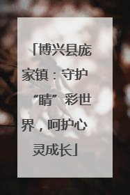 博兴县庞家镇：守护“睛”彩世界，呵护心灵成长