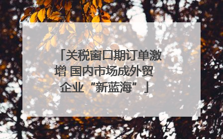 关税窗口期订单激增 国内市场成外贸企业“新蓝海”