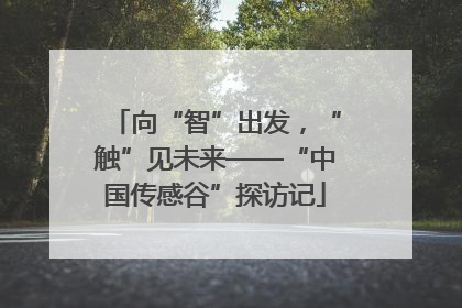 向“智”出发，“触”见未来——“中国传感谷”探访记