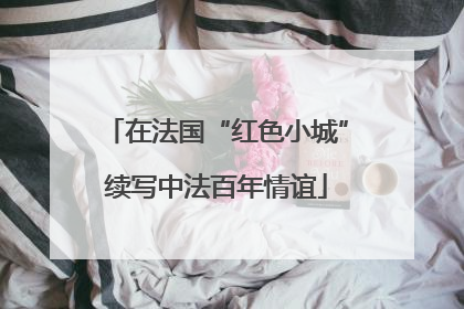 在法国“红色小城”续写中法百年情谊