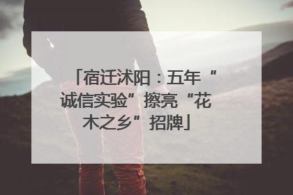 宿迁沭阳：五年“诚信实验”擦亮“花木之乡”招牌