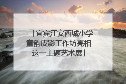 宜宾江安西城小学童韵皮影工作坊亮相这一主题艺术展