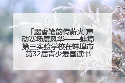 墨香笔韵传薪火 声动赛场展风华——蚌埠第三实验学校在蚌埠市第32届青少爱国读书赛中荣获佳绩
