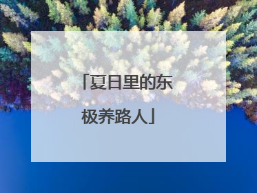 夏日里的东极养路人