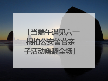 当端午遇见六一 桐柏公安警营亲子活动嗨翻全场