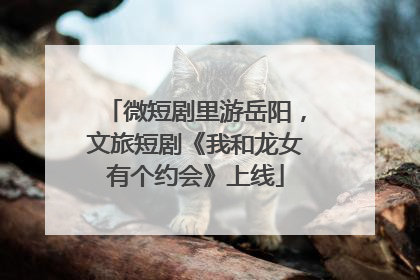 微短剧里游岳阳，文旅短剧《我和龙女有个约会》上线