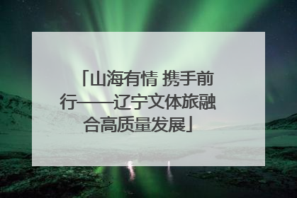 山海有情 携手前行——辽宁文体旅融合高质量发展