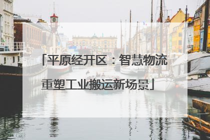 平原经开区：智慧物流重塑工业搬运新场景