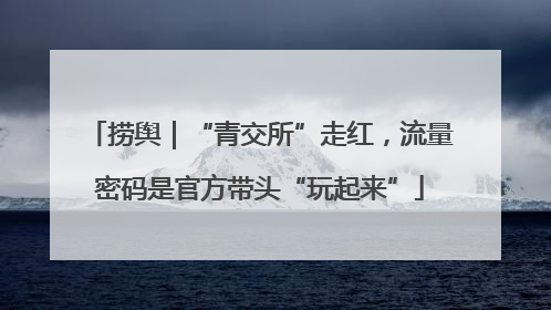 捞舆｜“青交所”走红，流量密码是官方带头“玩起来”