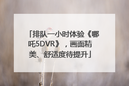 排队一小时体验《哪吒5DVR》，画面精美、舒适度待提升