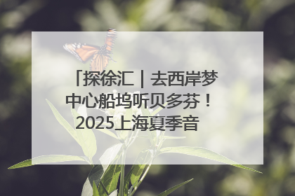 探徐汇｜去西岸梦中心船坞听贝多芬！2025上海夏季音乐节公布节目阵容