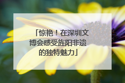惊艳！在深圳文博会感受旌阳非遗的独特魅力