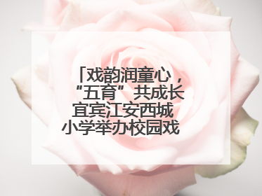 戏韵润童心，“五育”共成长 宜宾江安西城小学举办校园戏剧节展演活动