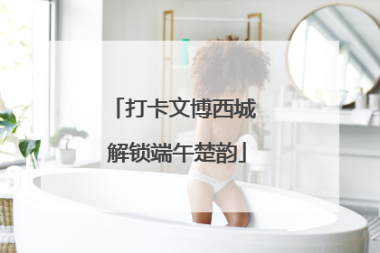 打卡文博西城 解锁端午楚韵