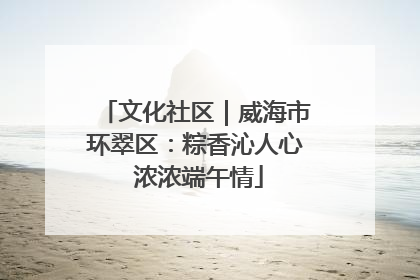 文化社区｜威海市环翠区：粽香沁人心 浓浓端午情