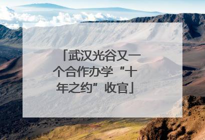 武汉光谷又一个合作办学“十年之约”收官