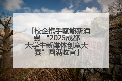校企携手赋能新消费 “2025成都大学生新媒体创意大赛”圆满收官