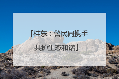 桂东：警民同携手 共护生态和谐
