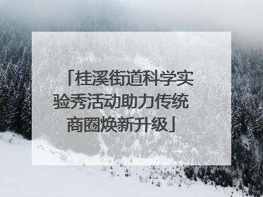 桂溪街道科学实验秀活动助力传统商圈焕新升级