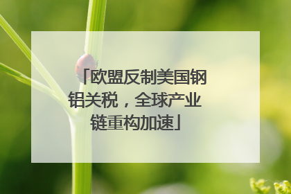 欧盟反制美国钢铝关税，全球产业链重构加速