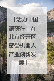 活力中国调研行｜在北京经开区感受机器人产业创新发展