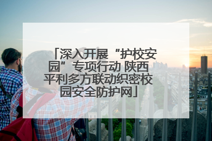 深入开展“护校安园”专项行动 陕西平利多方联动织密校园安全防护网