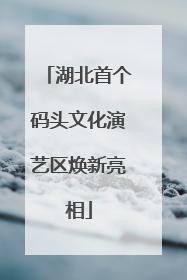 湖北首个码头文化演艺区焕新亮相