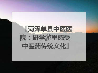 菏泽单县中医医院：研学游里感受中医药传统文化