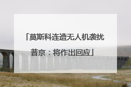 莫斯科连遭无人机袭扰 普京：将作出回应