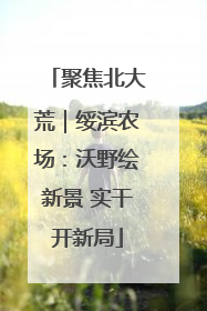 聚焦北大荒｜绥滨农场：沃野绘新景 实干开新局