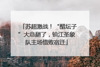 苏超激战！“醋坛子”大意翻了，镇江圣象队主场惜败宿迁